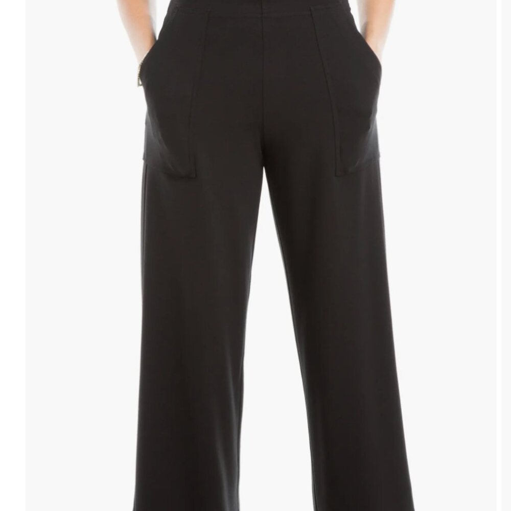 MAX STUDIO Ponte Wide Leg Pull-On Pants